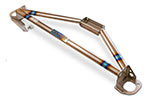 Strut Tower BAR /Titanium /Front /Type II - HONDA CIVIC (EK9/EK4)